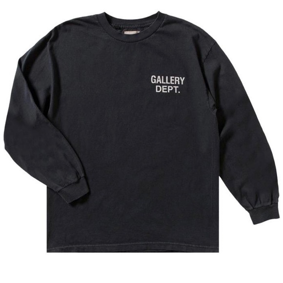 Gallery Dept Long Sleeve Souvenir Tee Black